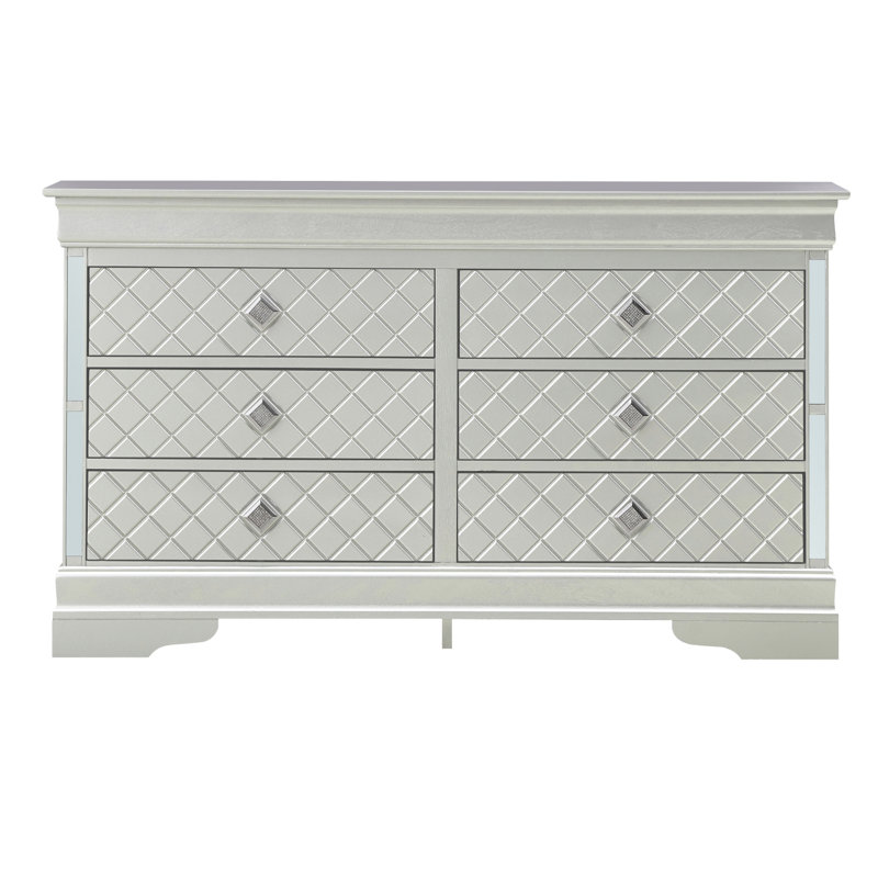 Commode Glana Furniture Lorana G6500-D, Champagne