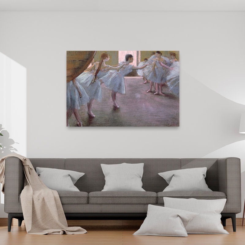 Dancers At Rehearsal, , 1875-1877 Abstract Contemporary Wall Art Print, 101.6cm H x 152.4cm W