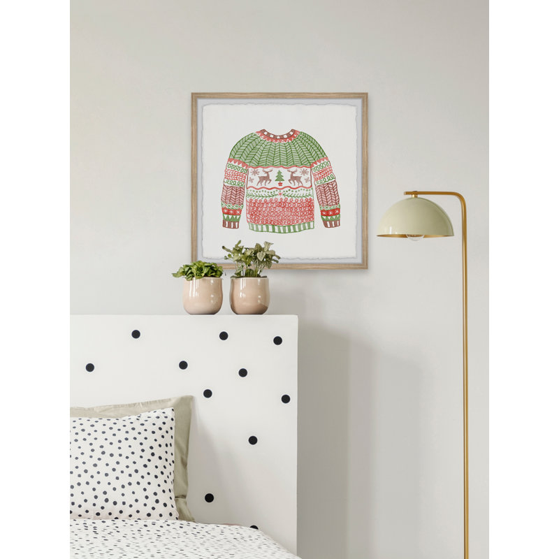 Christmas Day Outfit - Single Picture Frame Painting, 81cm H x 81cm W x 3.81cm D