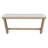 6-Piece Retro Dining Set, 1 Rectangular Table with 4 Upholstered Chairs and 1 Bench-81858191