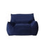 Grand fauteuil à billes et chaise longue en velours-1928517643