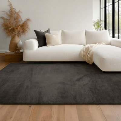 Tapis gris Argo Plush & Shags