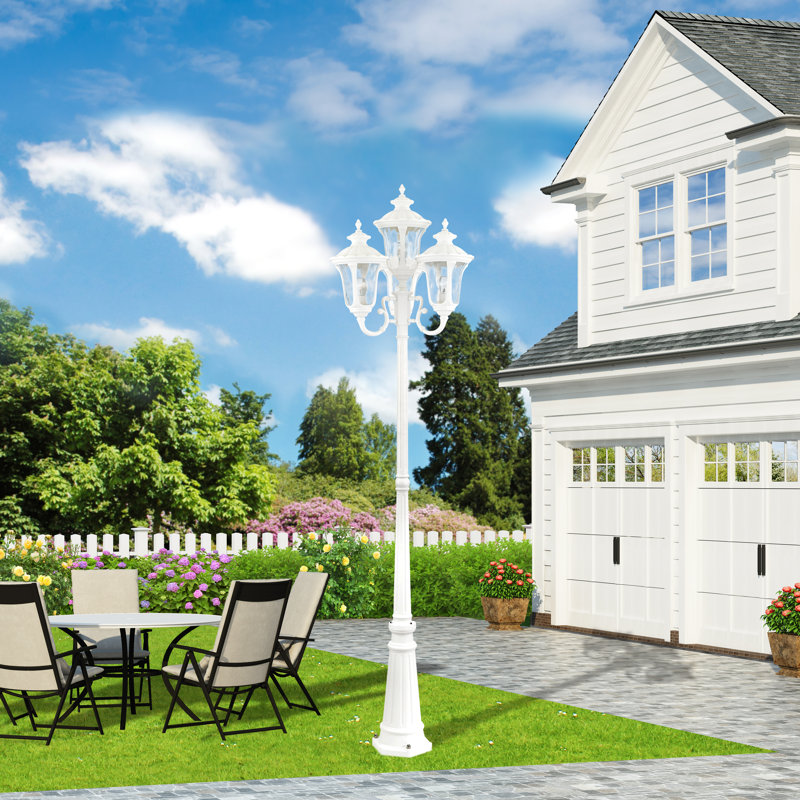 Alechandre Water Lamp Post (Full), White