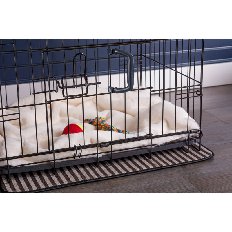 Tapis en fausse fourrure Kerner, Brun, Très très grand (l 42 po x P 27 po x H 2 po)