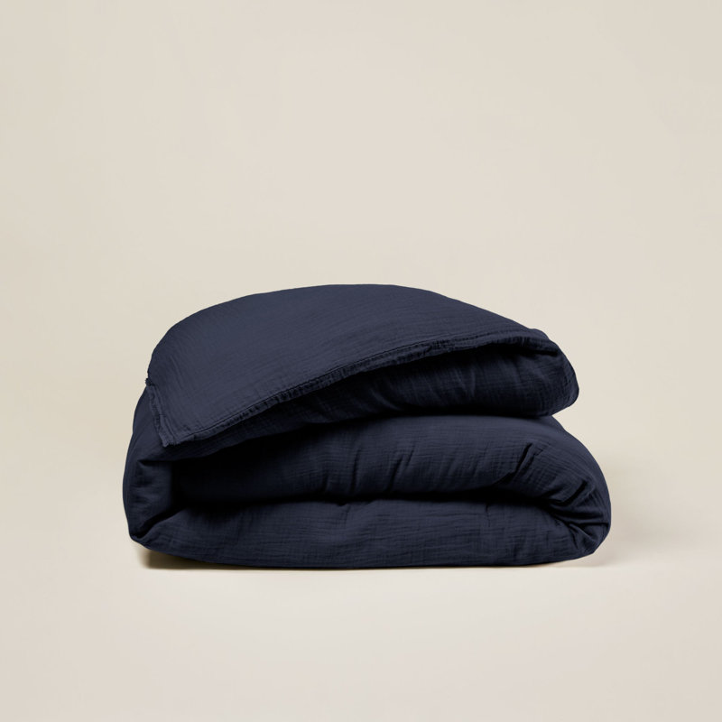 Solid Colour Duvet Cover, Emperor, Navy Blue