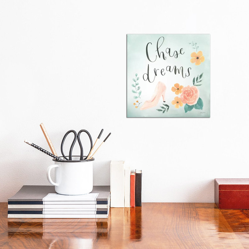 Chase Dreams I Green by Jenaya Jackson - Wrapped Canvas Print, 30.48cm H x 30.48cm W x 1.905cm D
