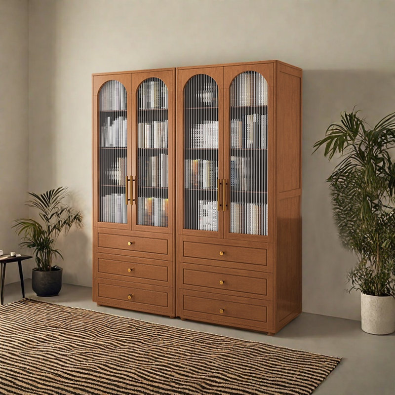 Bibliothèque de style français, Brun