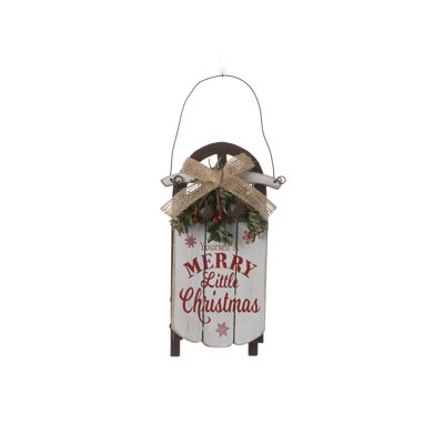 2.5'' Wood Hanging Figurine Ornament