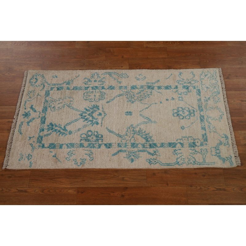 One-of-a-Kind 2' X 3'11" New Age Wool Area Rug in