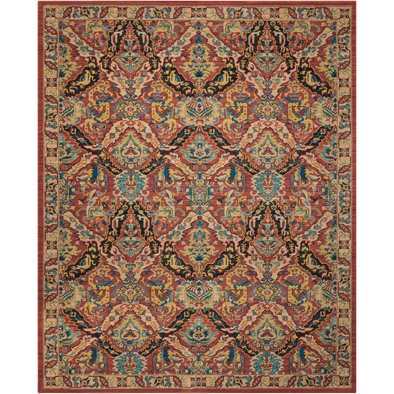 Oriental Indoor Rug, Rectangle 8' x 10'6"