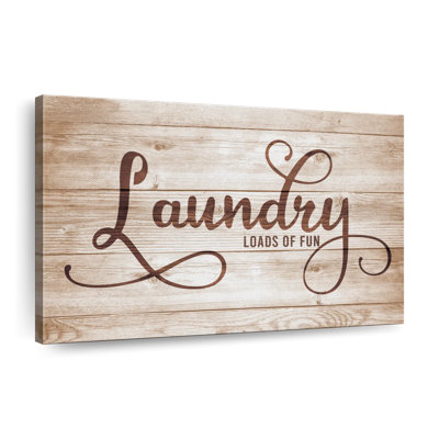 Laundry Laundry of Fun, impression sur toile