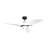 54" 3 - Blade Ceiling Fan With LED Lights And Remote Control Included