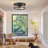 2 Light Farmhouse Flush Mount Ceiling Light-2 Pack (Bulbs Not Included)
