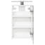  Bathroom Mirror Cabinet With Shelf Wall-Mounted Engineered Wood Storage-2137198419-2137198422