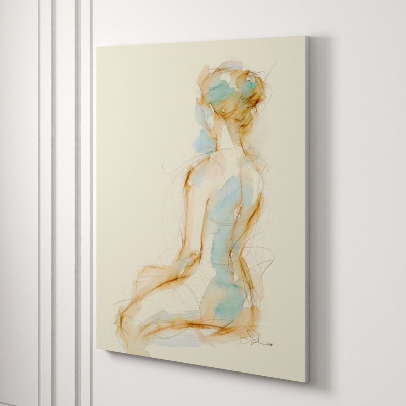 «Gesture in Moment I» par Janice Sadler - impression sur toile tendue, H 70 po x l 54 po, Extérieur