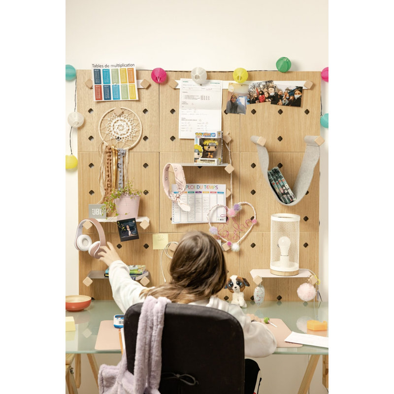 Burdan Modular Pegboard Desk Storage