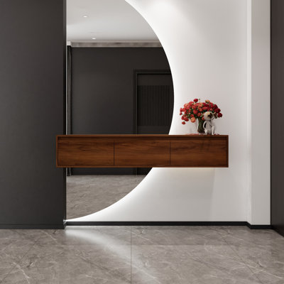 Contemporary 60 Inch Bathroom Vanity With Soft Close Drawer And Floating Design For Elegant Storage Solutions