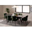 Narielle Extendable Metal Base Dining Table