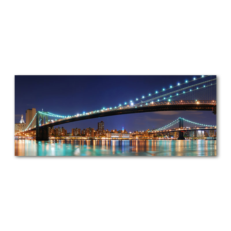 Manhattan New York 1 Piece Wrapped Canvas Wall Art