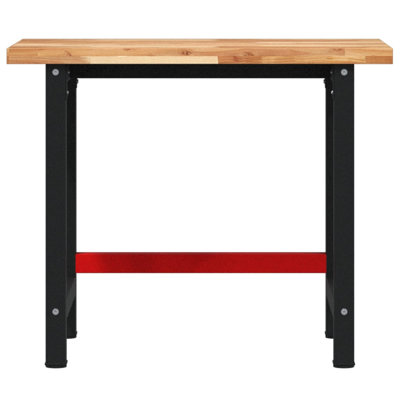 Solid Wood Top Workbench