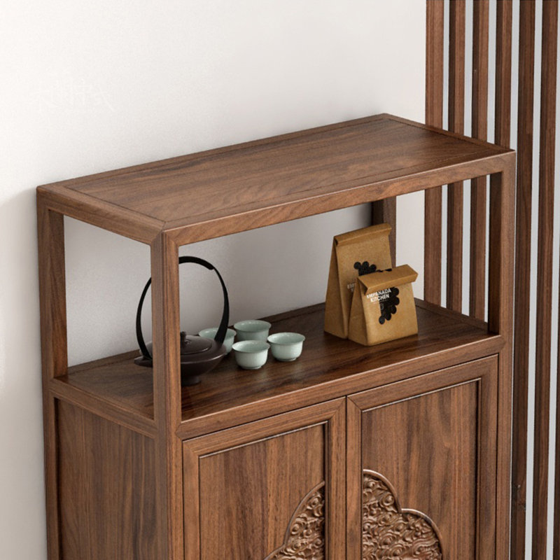 New Chinese style elm shoe cabinet 12 - Pair Shoe Storage Cabinet