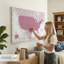 Épinglette rose foncé USA Milstead-107944407