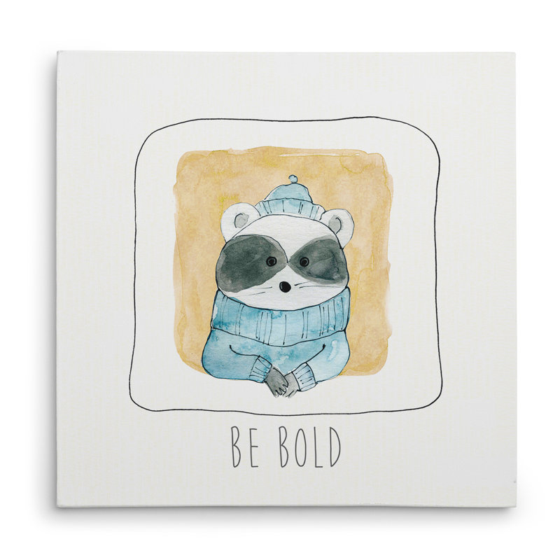 Art « be intelligent » clarinda, H 24 po x l 24 po x P 1,5 po, Toile tendue