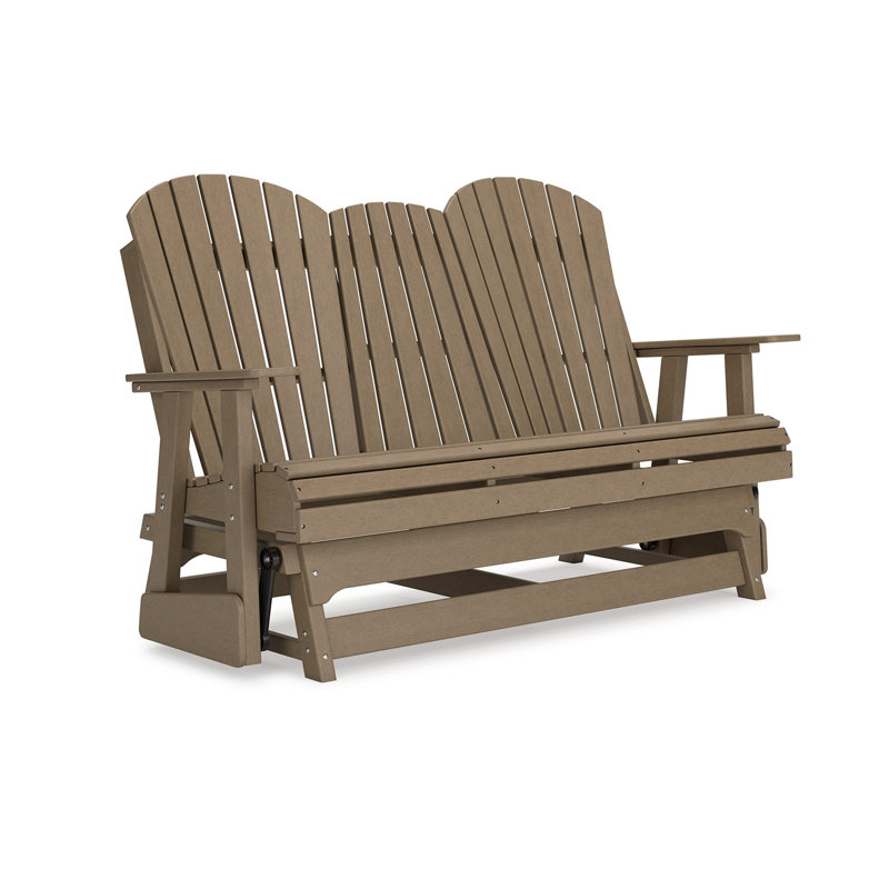 Chaise d'extérieur en polyéthylène, Brun