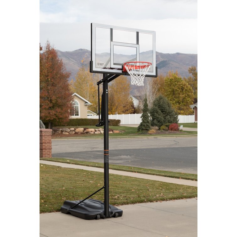 Lifetime 54 in. Polycarbonate Adjustable In-Ground Basketball Hoop 90962 -  The Home Depot