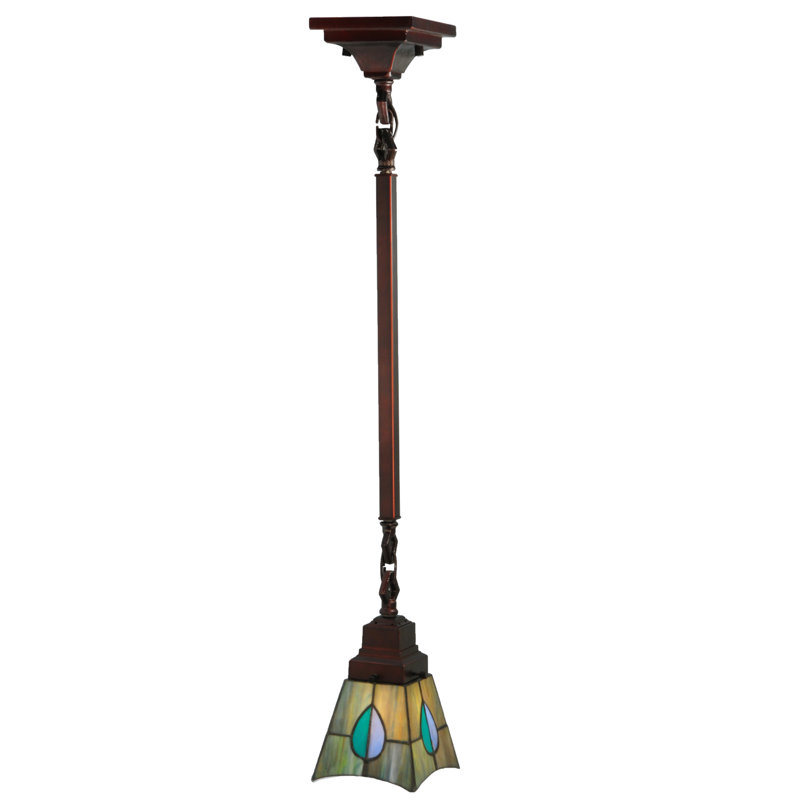Luminaire suspendu conique 1 lumière Mackintosh, H 34 po x l 5 po x P 5 po