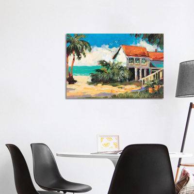 Tropical Getaway by Jane Slivka - Wrapped Canvas Gallery-Wrapped Canvas Giclée