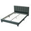 Lit plateforme moderne avec tête de lit tapissier et structure de couleur charbon anthracite-1496512903-1496512922