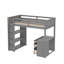 Lit mezzanine simple pour enfants Michale-1256715583