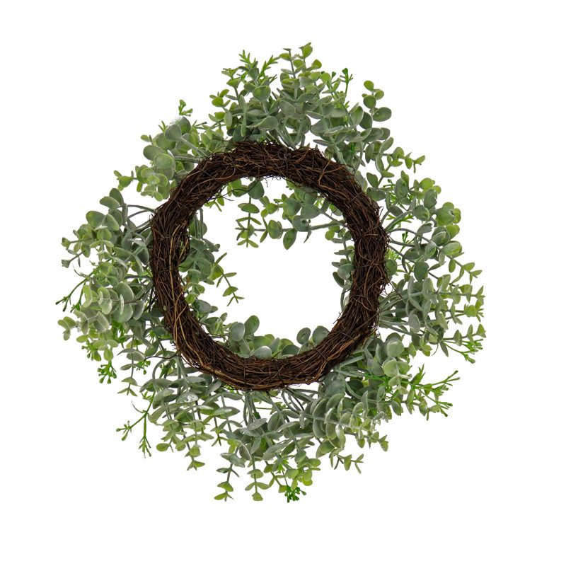 14" Spring Eucalyptus Table Wreath