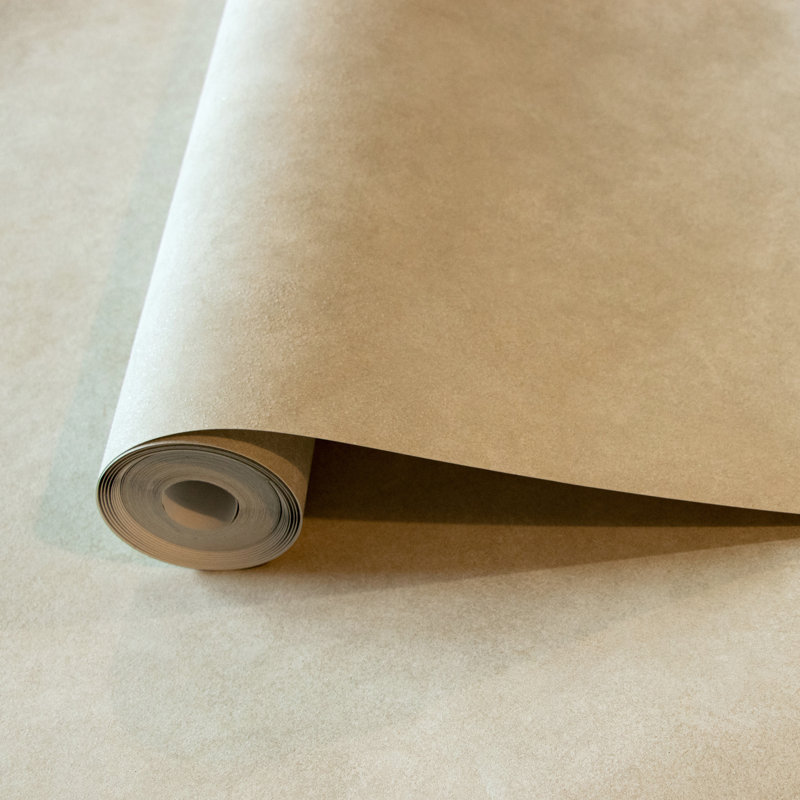 Urban Classics Collection Portobello Abstract Texture Metallic Shimmer Wallpaper Roll, Cream