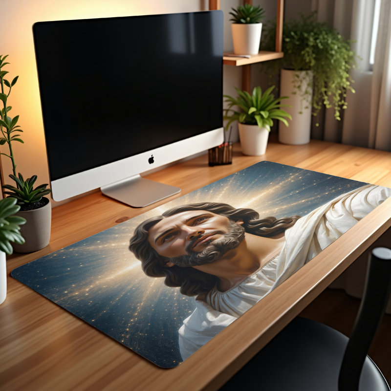 Polyester Desk Pad, 31.5x15.5