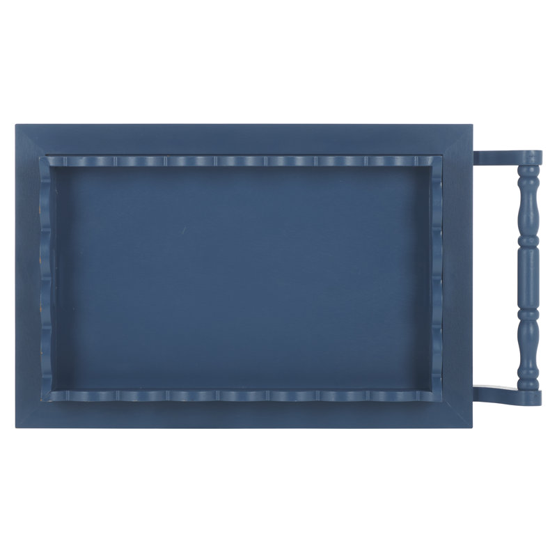 Haven 3 Tier Dining Cart, Blue