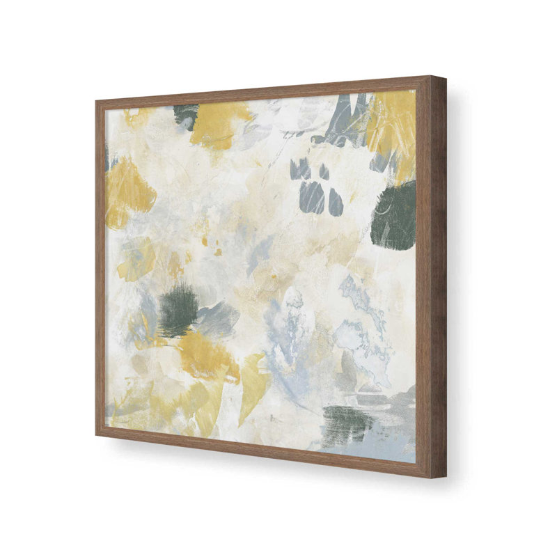 «Texture Collage II» par June Erica Vess, reproduction d'art, H 36 po x l 36 po, Impression sur cadre ouvert sans papier mat