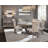 Lina Console With 4 Glass Doors With 3 Drawers