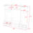 Detachable Hall Tree with Hooks, Drawers & Cabinets, Entryway Shoe Bench with Dividers-377295719