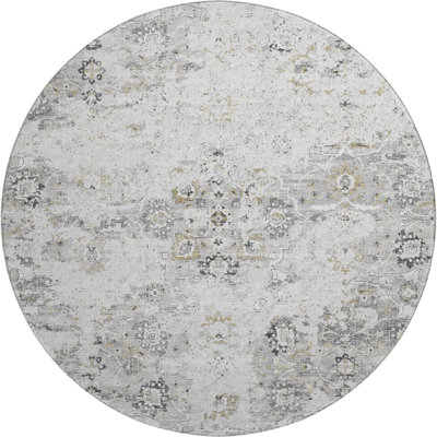 Premium Machine Washable Andreau AMF92 Ash Rug