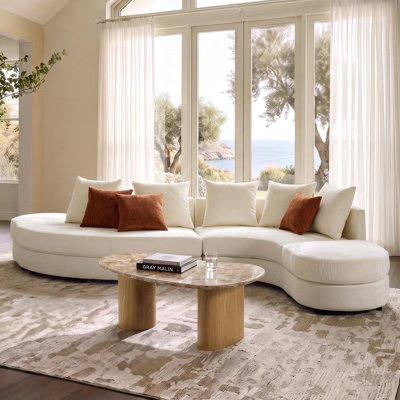 Upholstered Sectional Symmetrical
