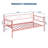 Metal Twin Day Bed, Premium Steel Slat Support-1958697046