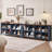 Farmhouse Wood Long Storage Organizer Bookcase-33435129-33435128