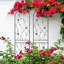Ensemble de treillis de jardin en métal pour plante grimpante