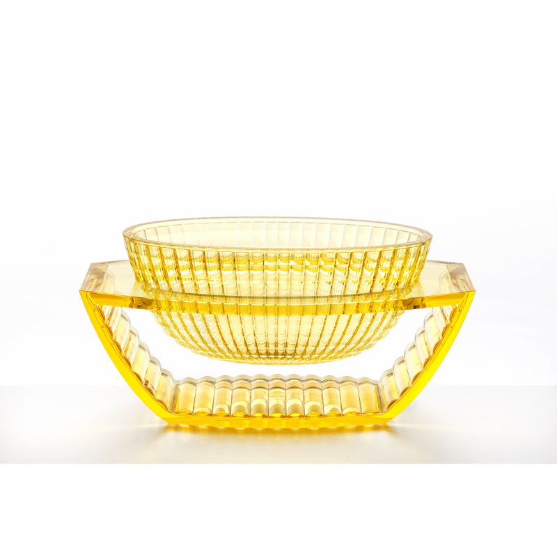 Vase U Shine, Jaune