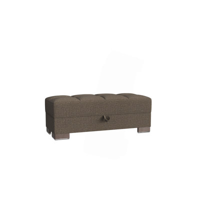 Collection Upholstered Ottoman With Storage（ONLY OTTOMAN)