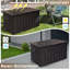 Boîte de rangement en métal, grand banc de rangement pour patio-1986174986