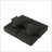 Sectional Sofa, Modern Oversized Modular 4-Piece with Ottomans &amp; 4 Pillows, Sparkling Chenille, No Assembly | Black | Foam+Spring
