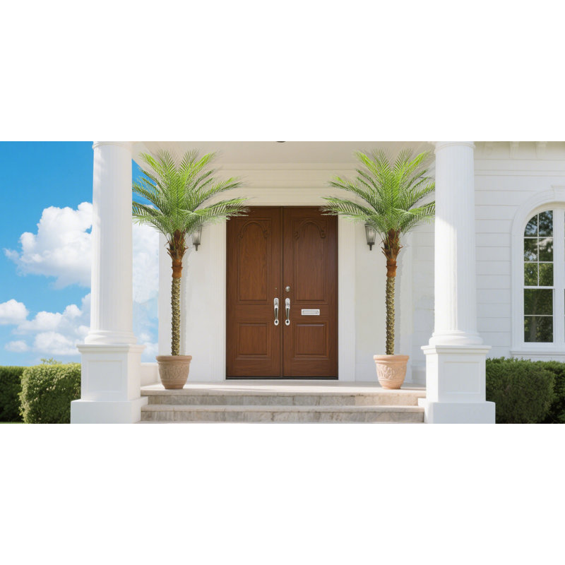 7Ft Artificial Palm Tree, 84'' H x 10.63'' W x 9.06'' D